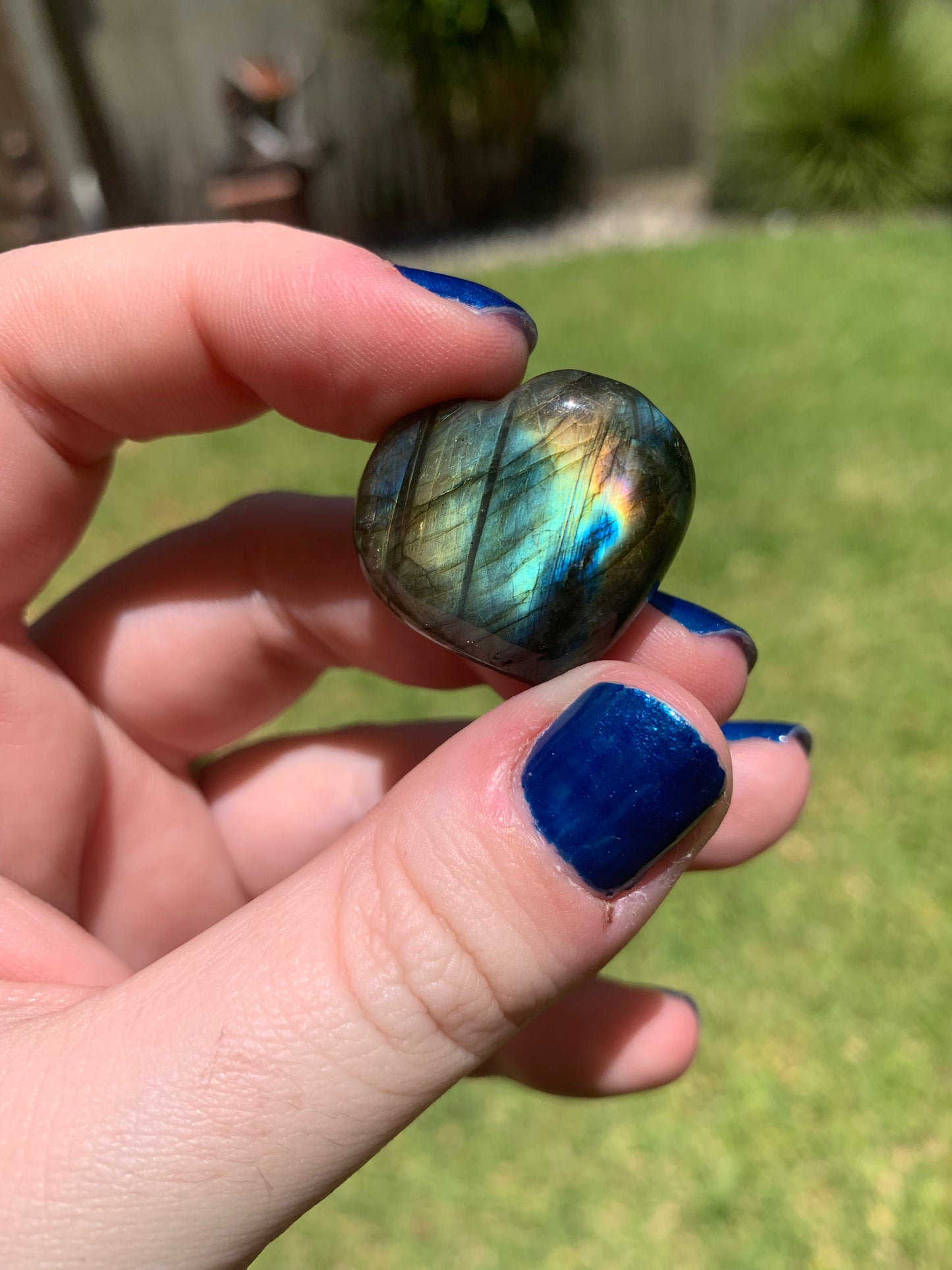 Labradorite Hearts