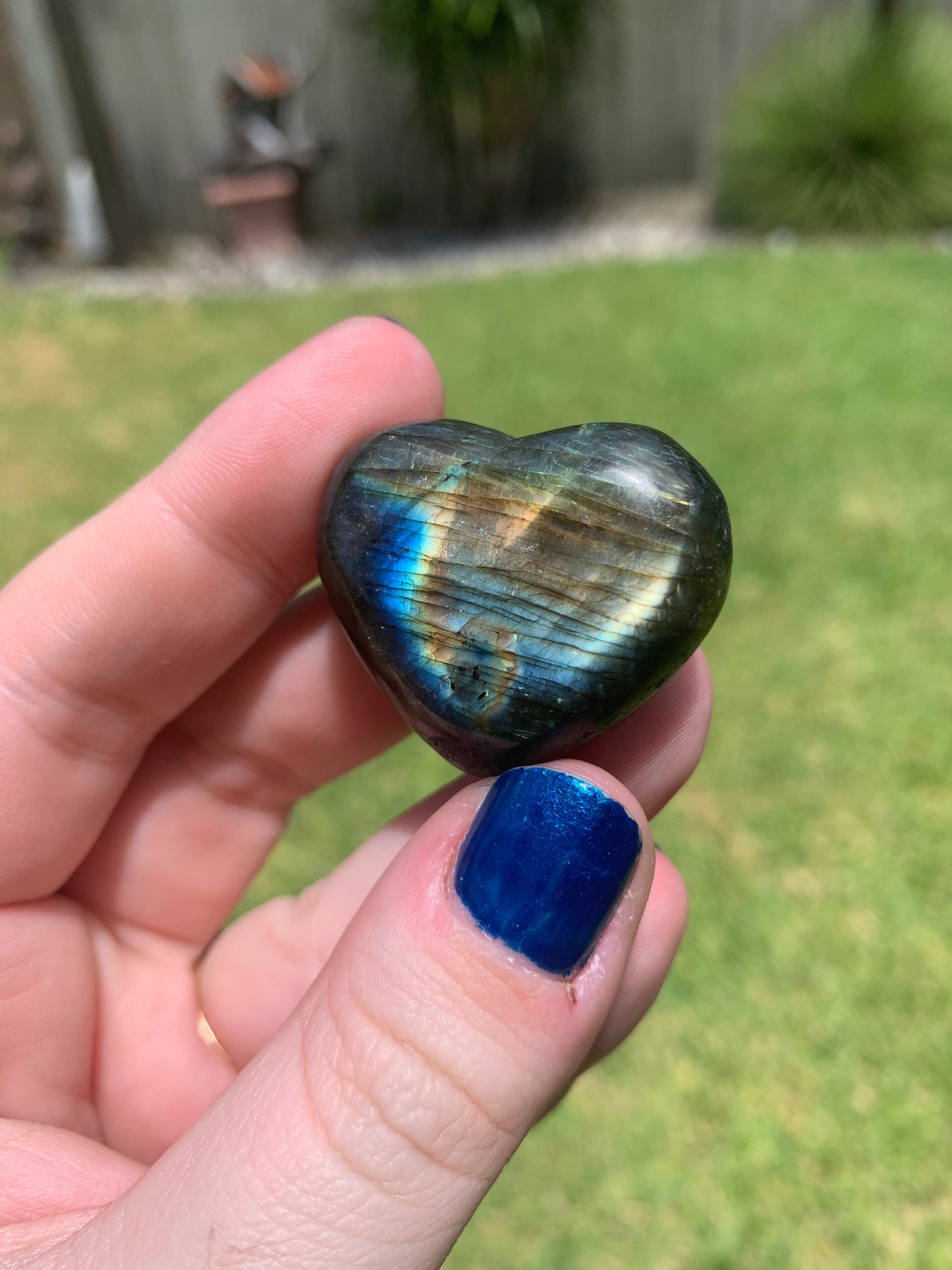 Labradorite Hearts