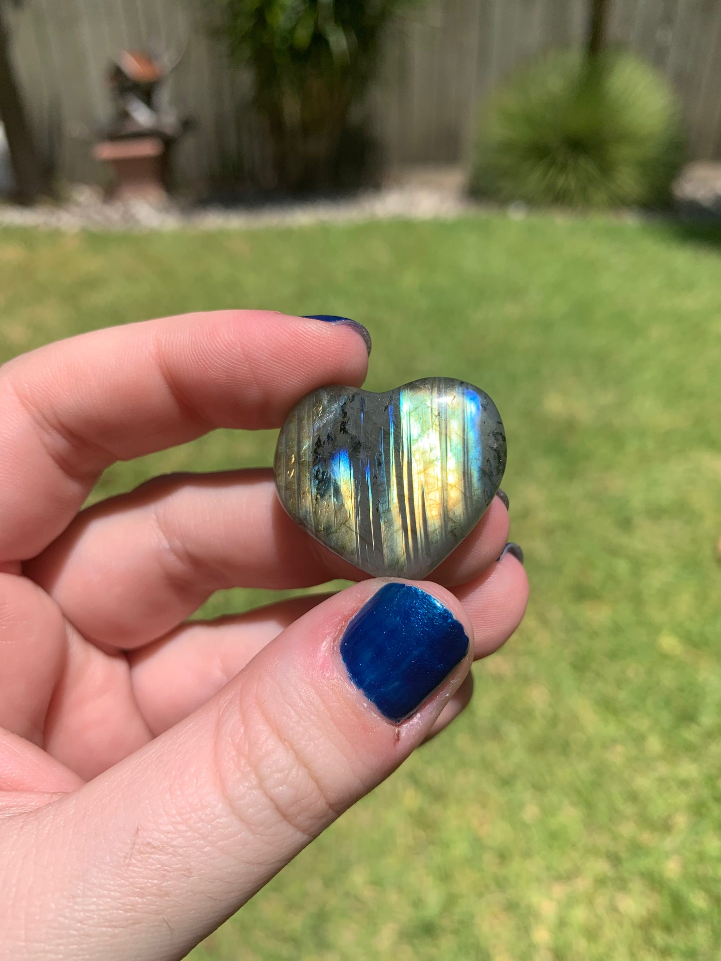 Labradorite Hearts