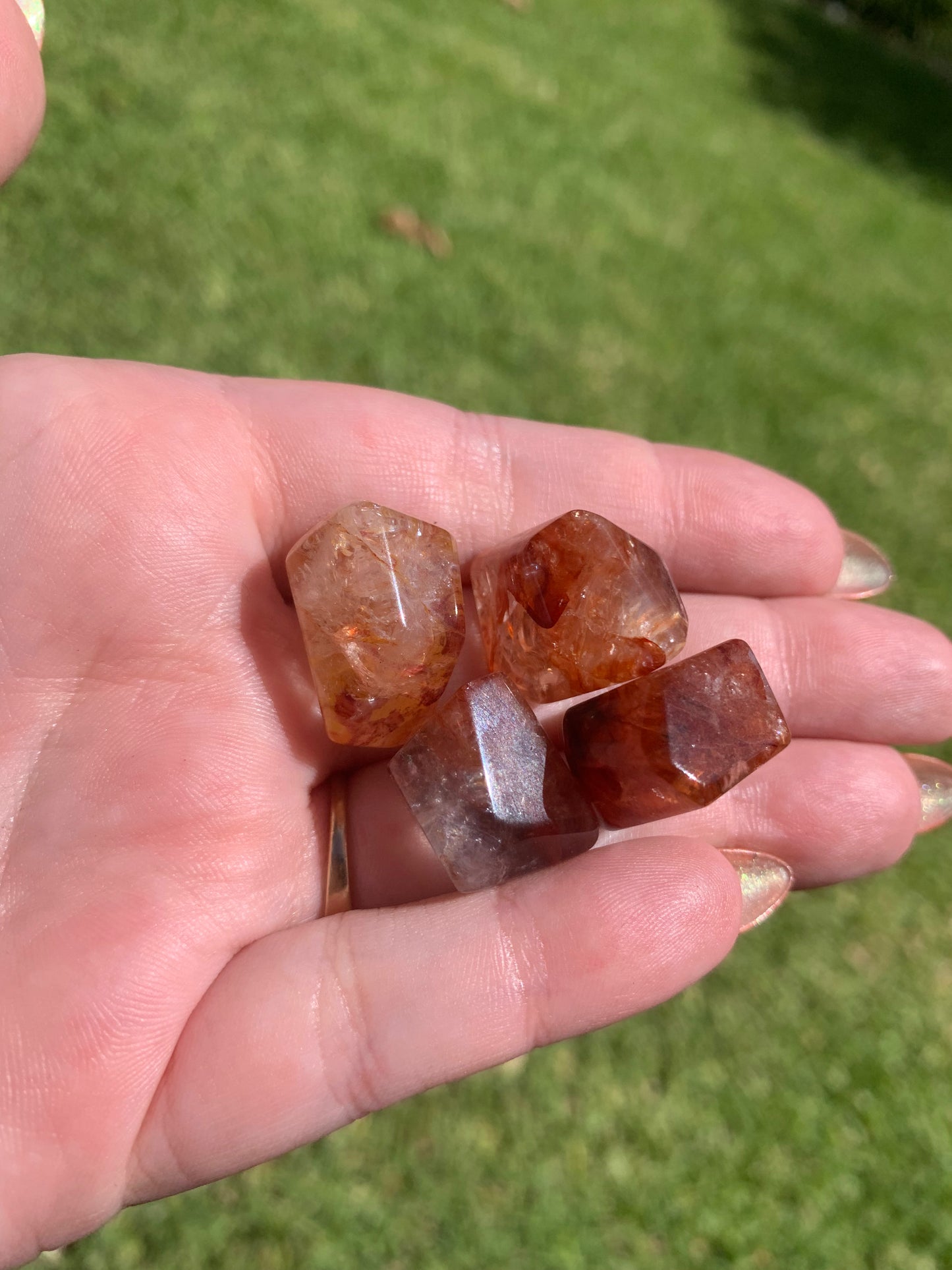Fire Quartz Freeform Bag *High Quality*