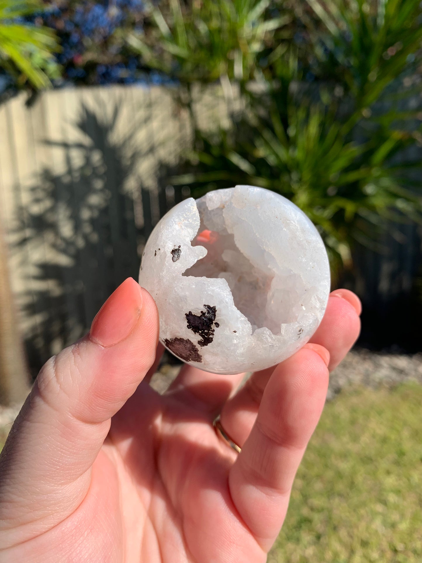 Druzy Agate Sphere