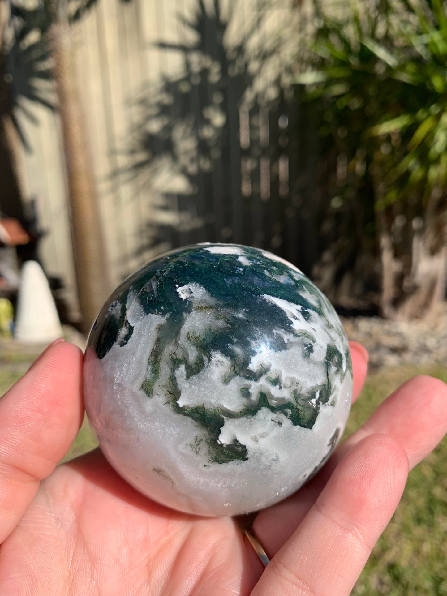 Moss Agate Sphere