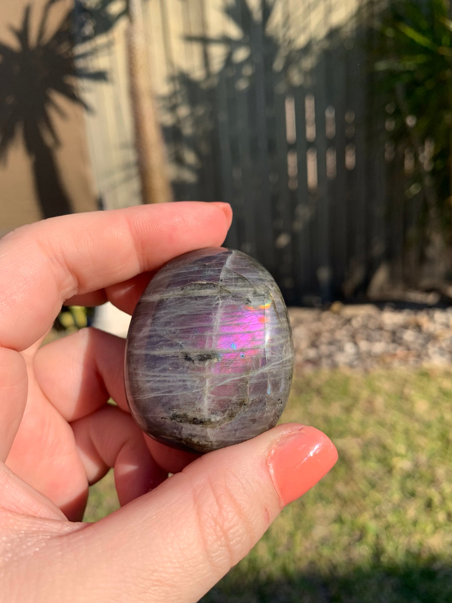 Labradorite Palmstone