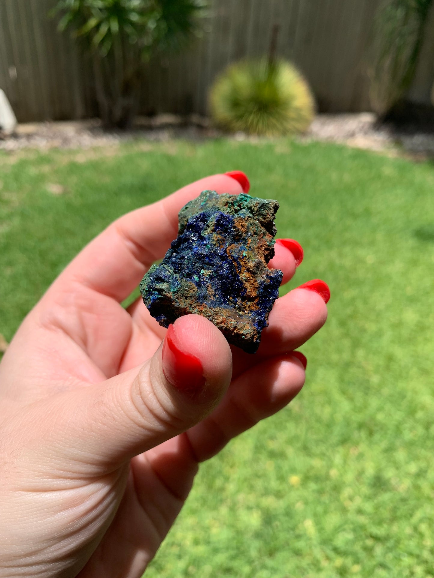 Azurite with Malachite Specimen