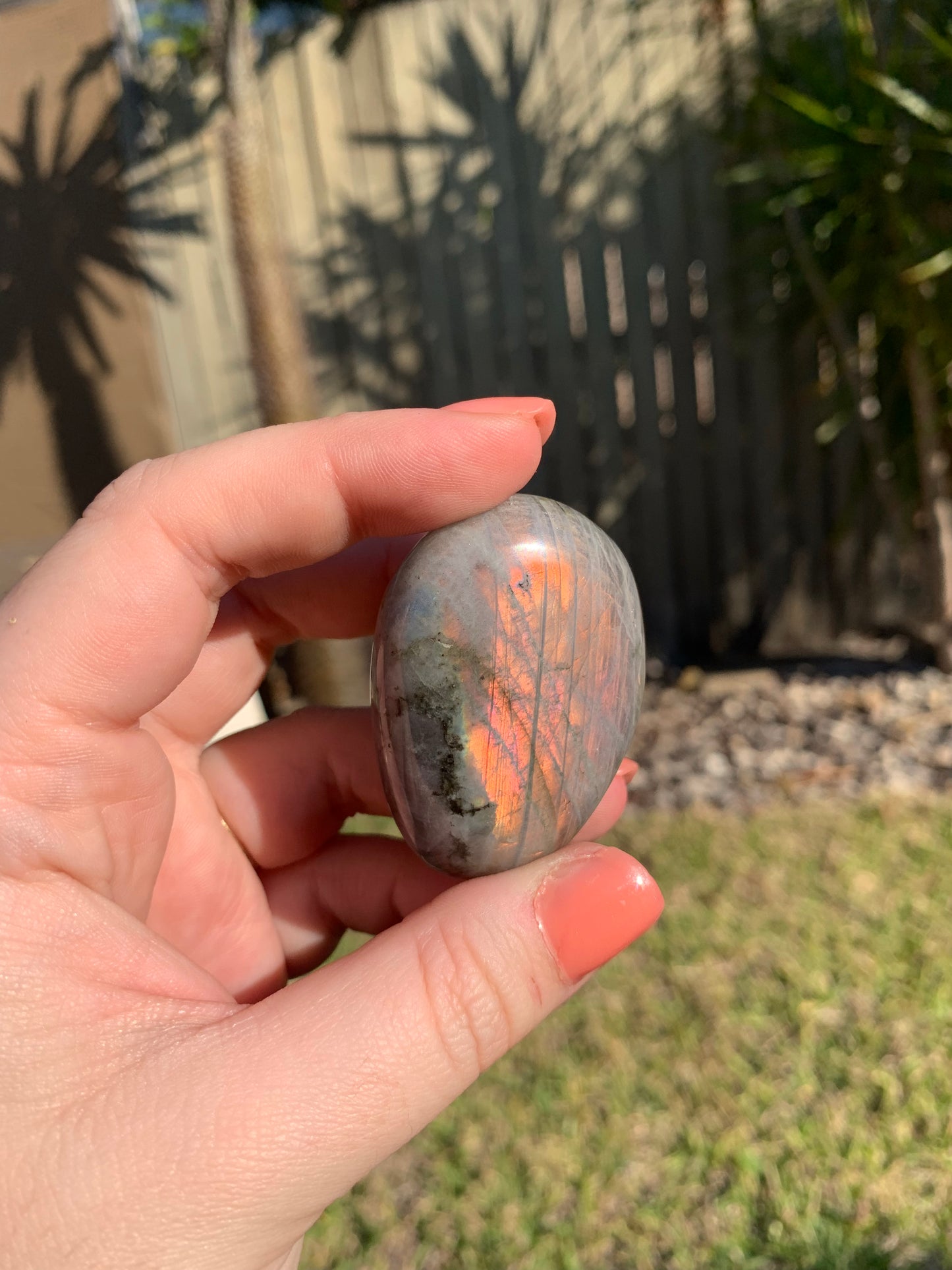 Labradorite Palmstone