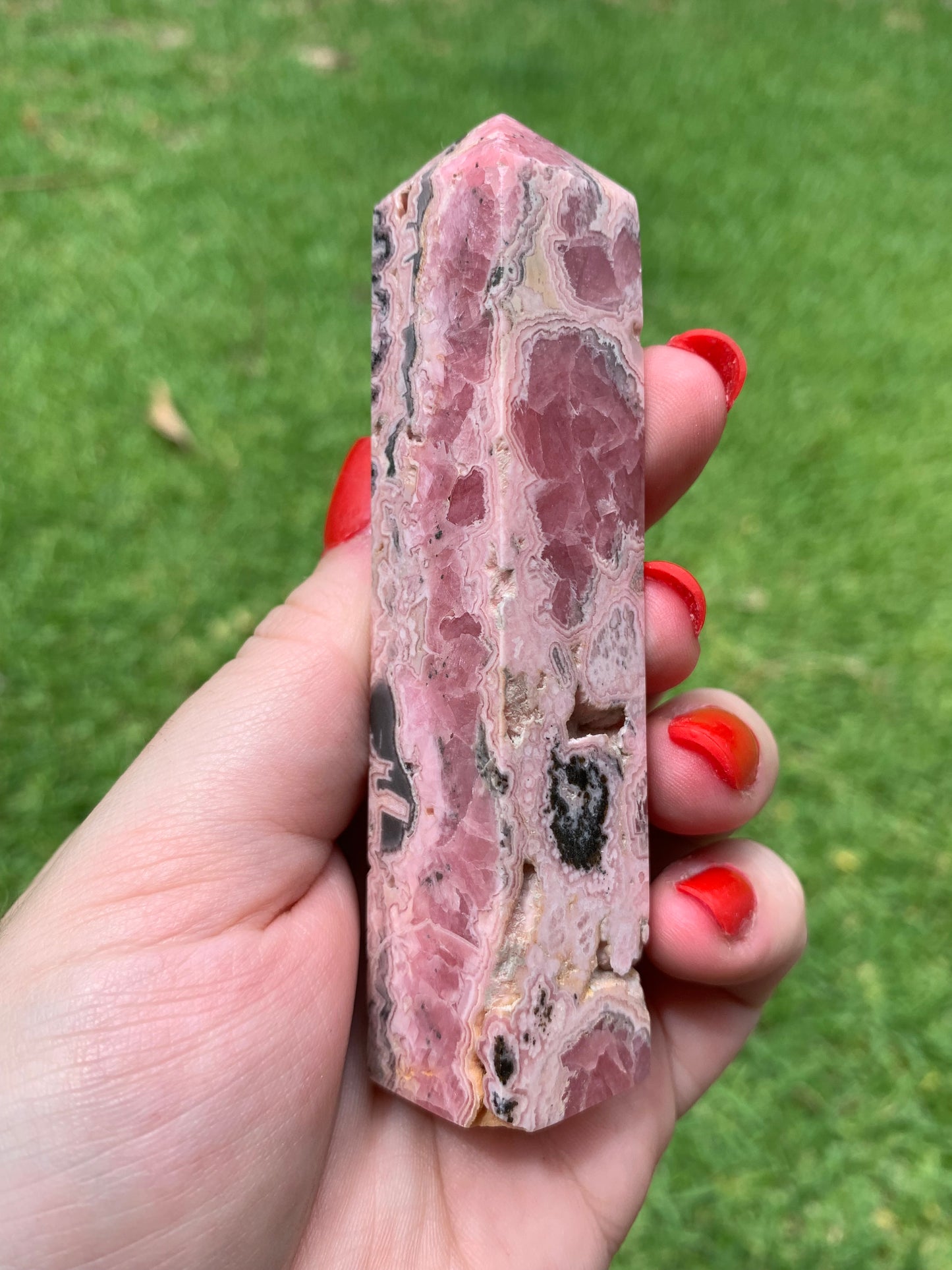 Rhodochrosite Tower #24