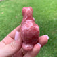 Gemmy Rhodochrosite Cat