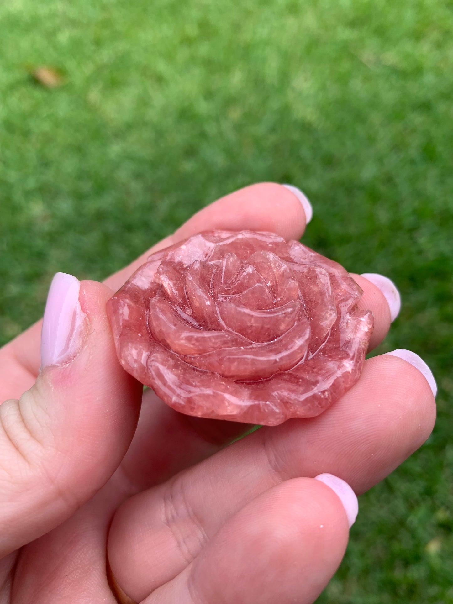 Gemmy Rhodochrosite Rose