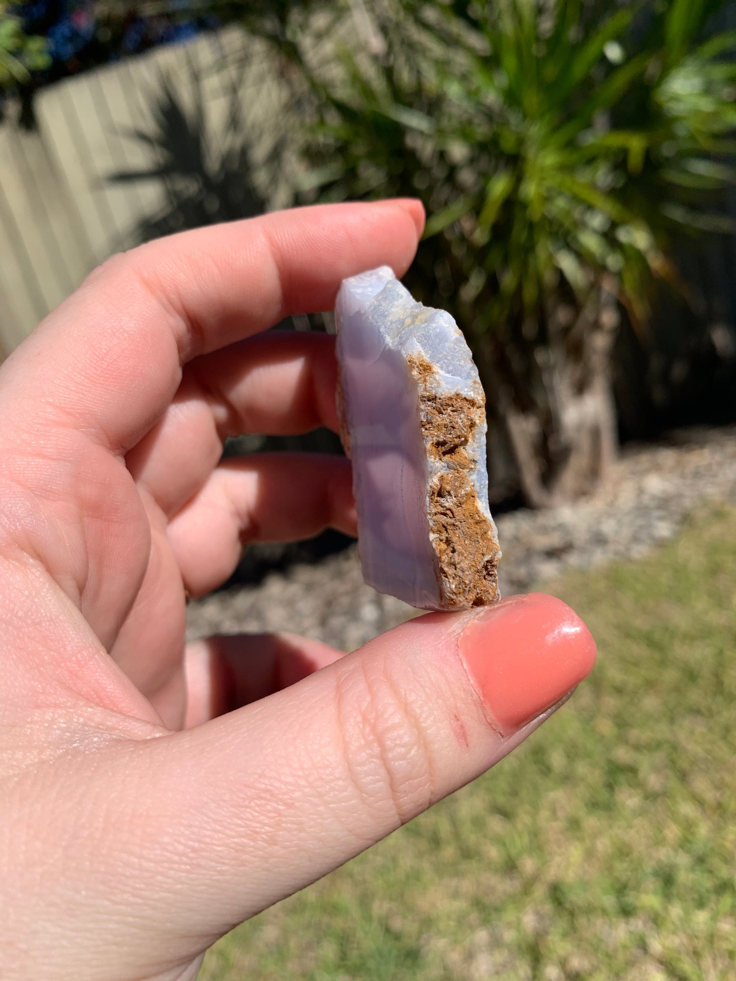 Blue Lace Agate Slab