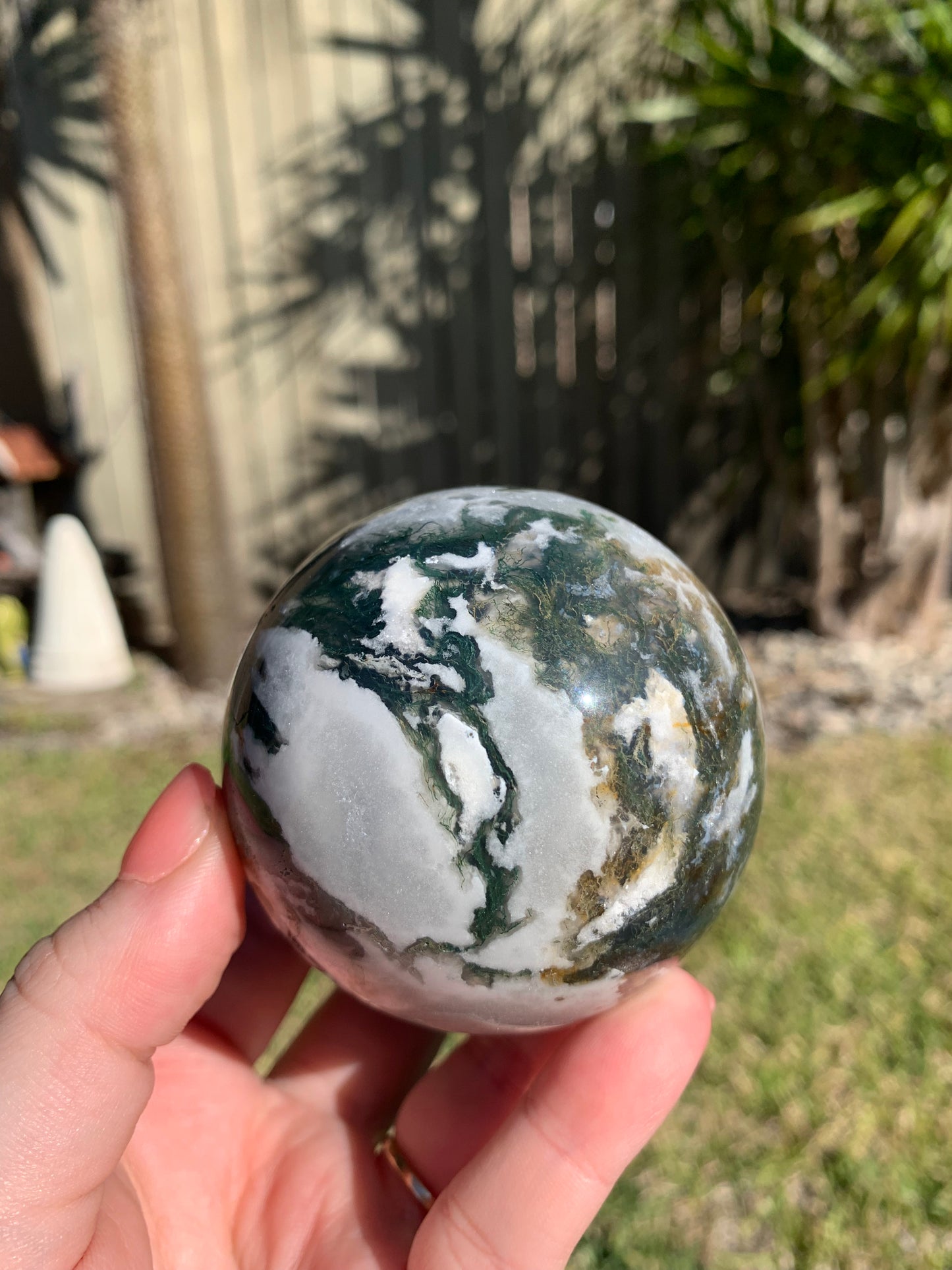 Moss Agate Sphere