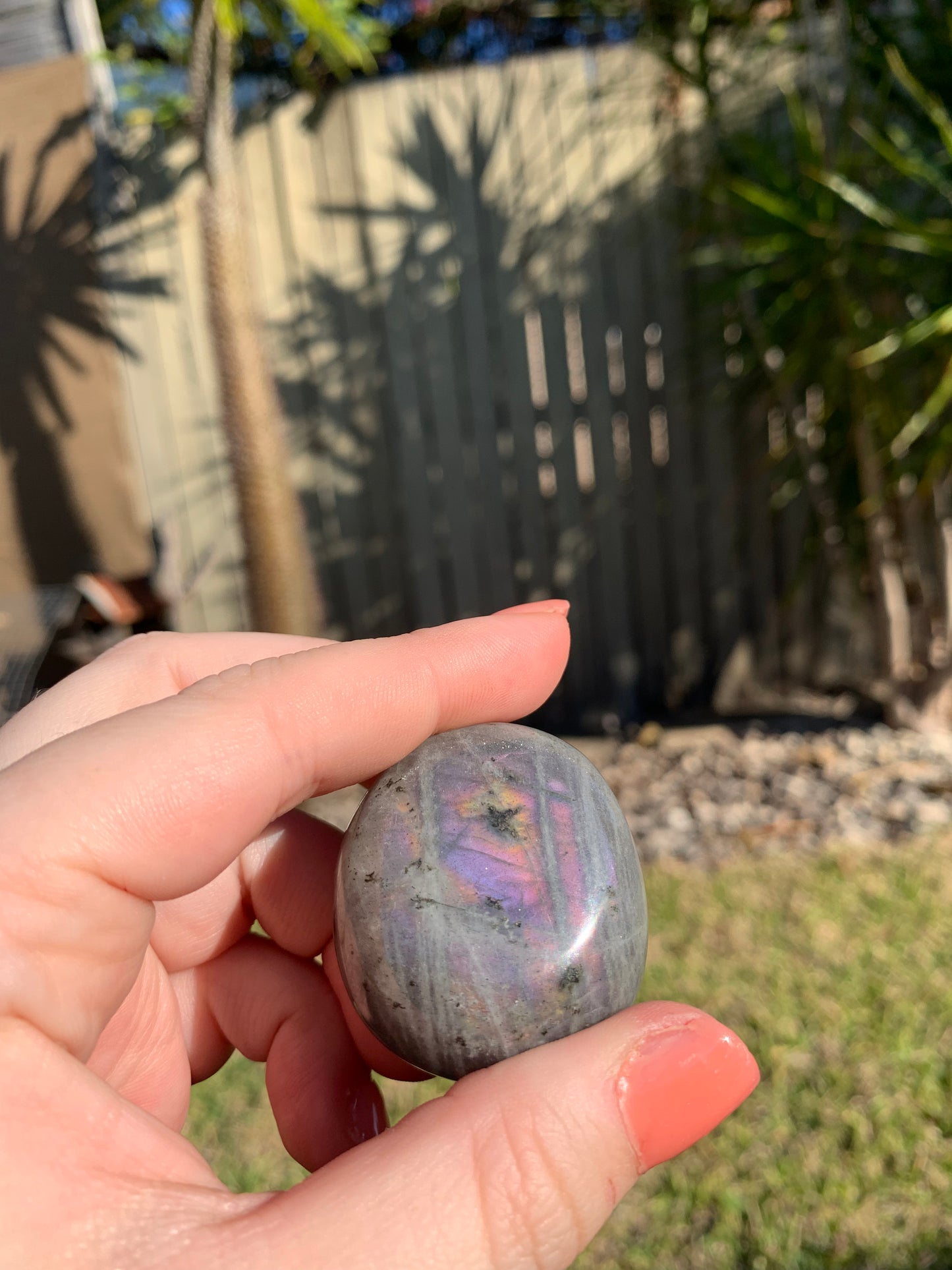 Labradorite Palmstone