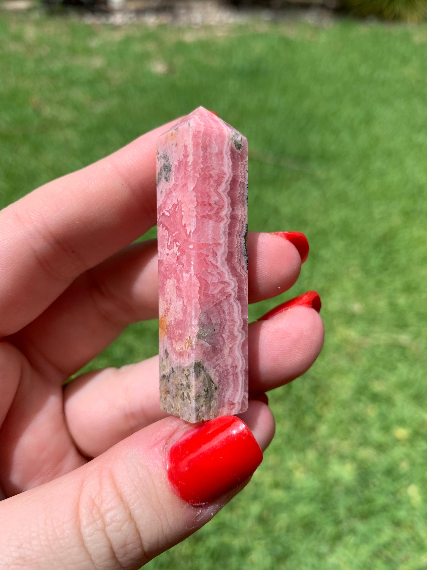 Rhodochrosite Tower #3