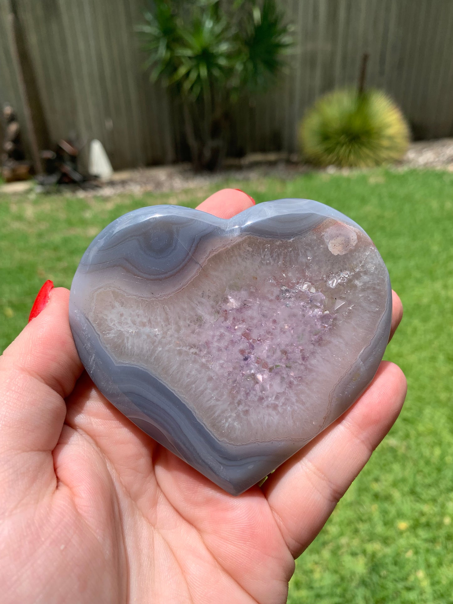 Amethyst Heart