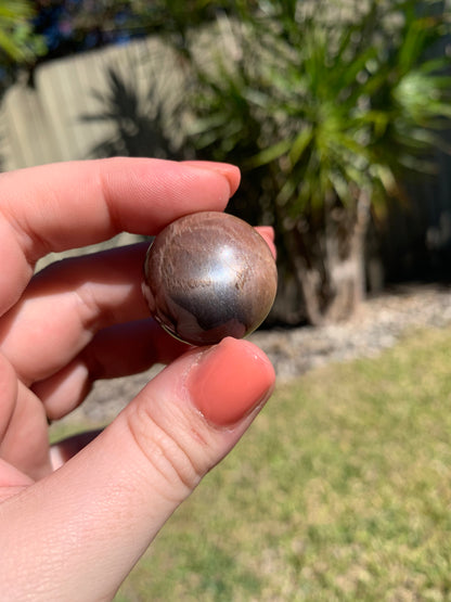 Mini Moonstone/Sunstone Sphere