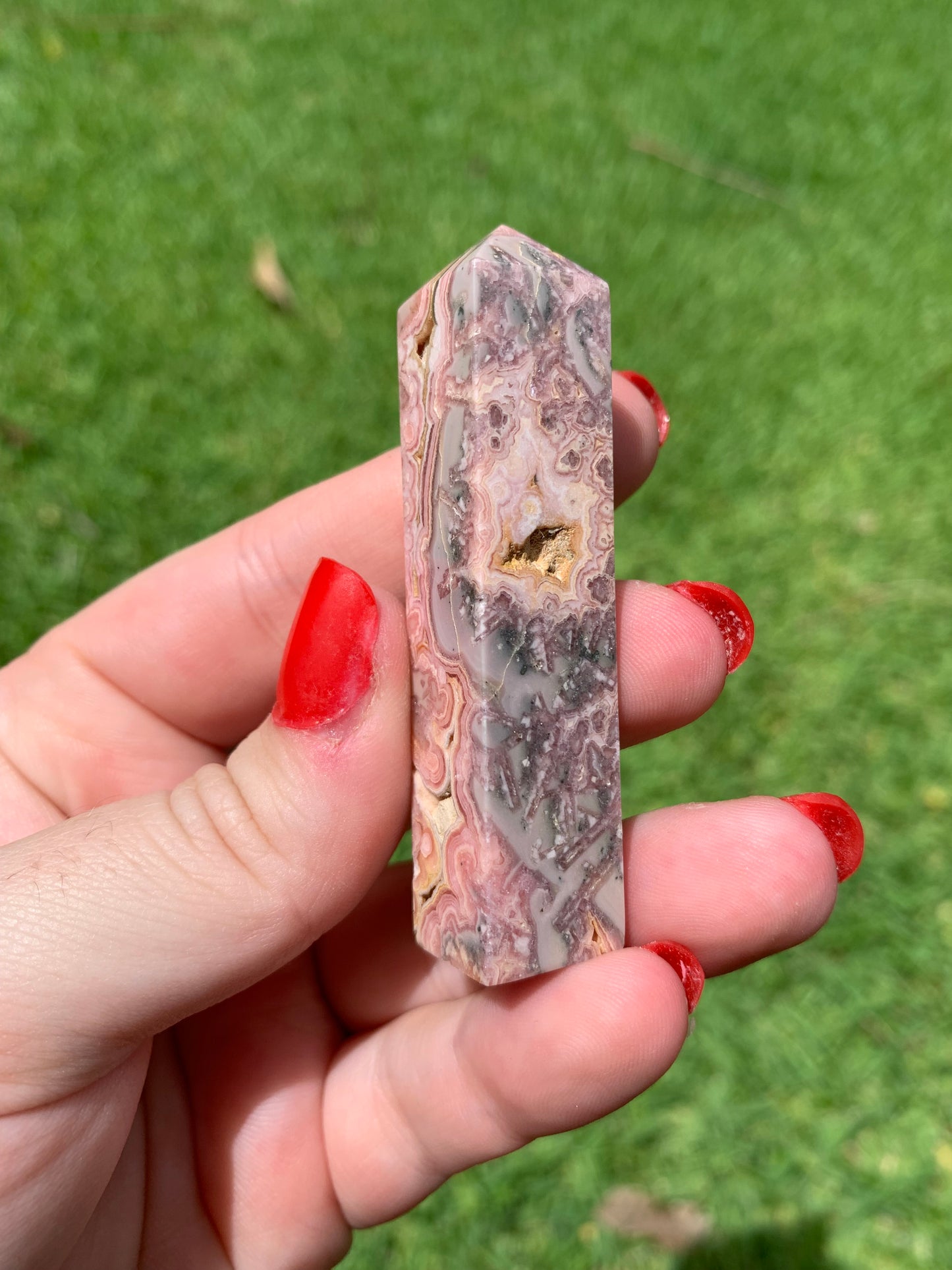 Rhodochrosite Tower #40