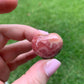 Rhodochrosite Heart