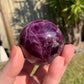 Watermelon Fluorite Sphere