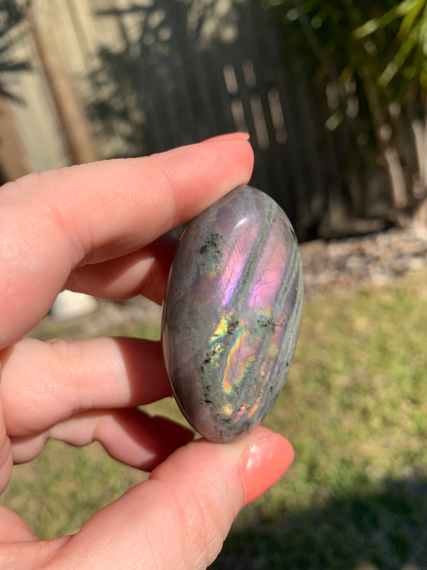 Labradorite Palmstone