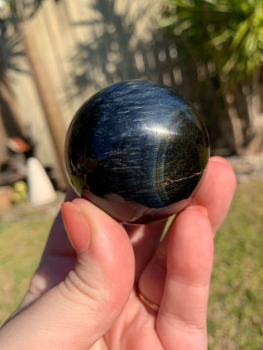 Blue Tigers eye Sphere