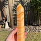 Orange Calcite Tower