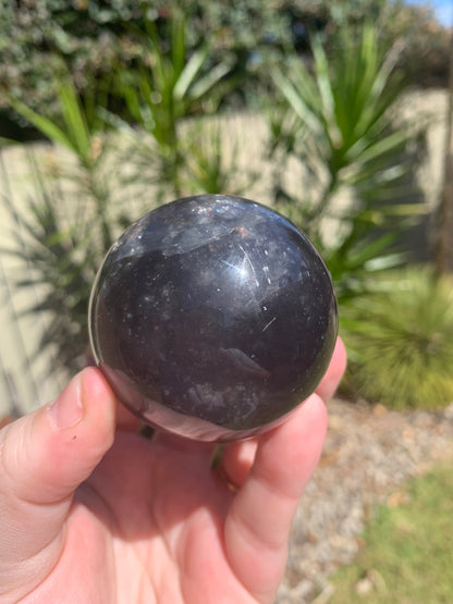 Fluorite with Mica Sphere