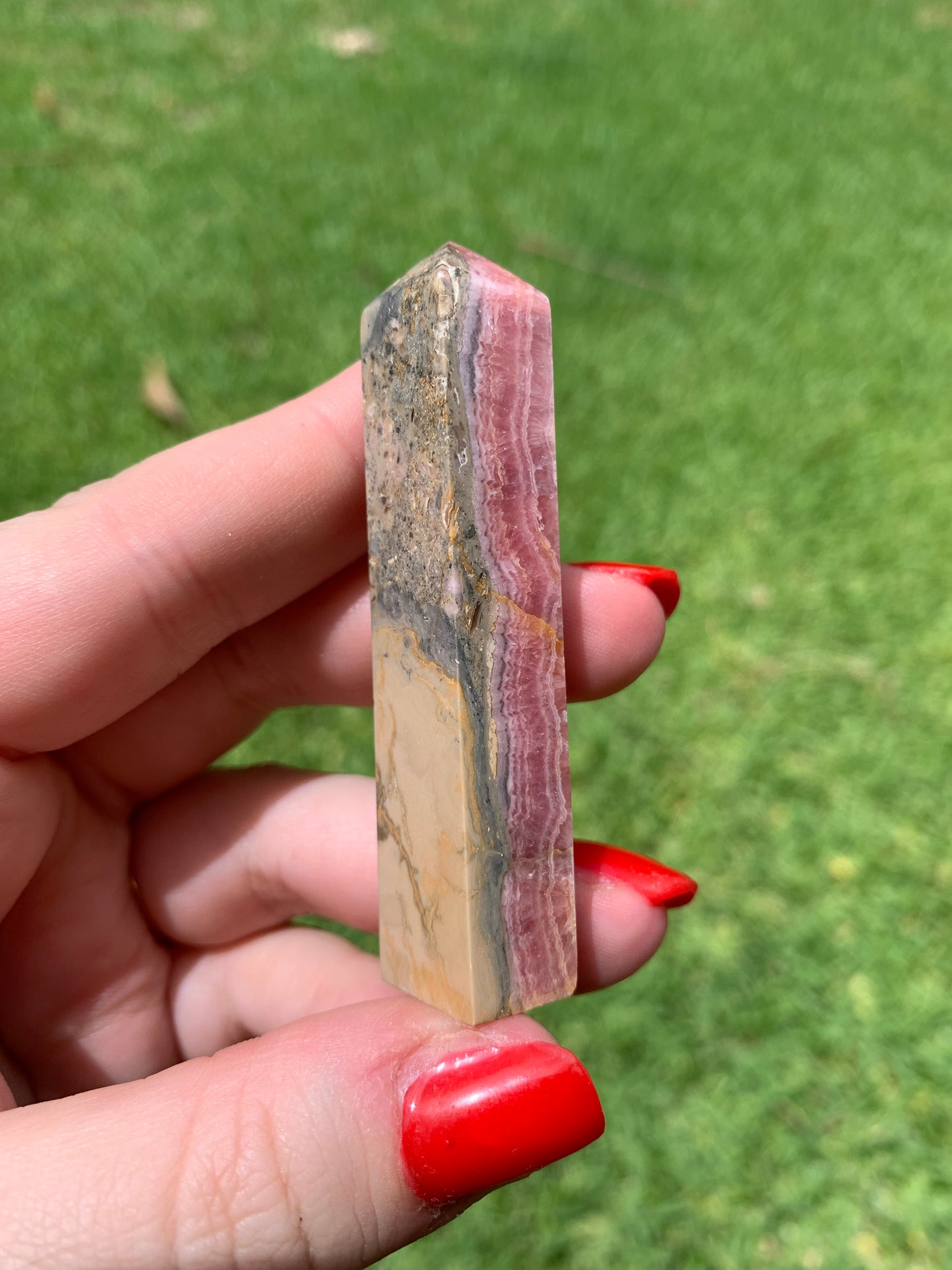 Rhodochrosite Tower #44