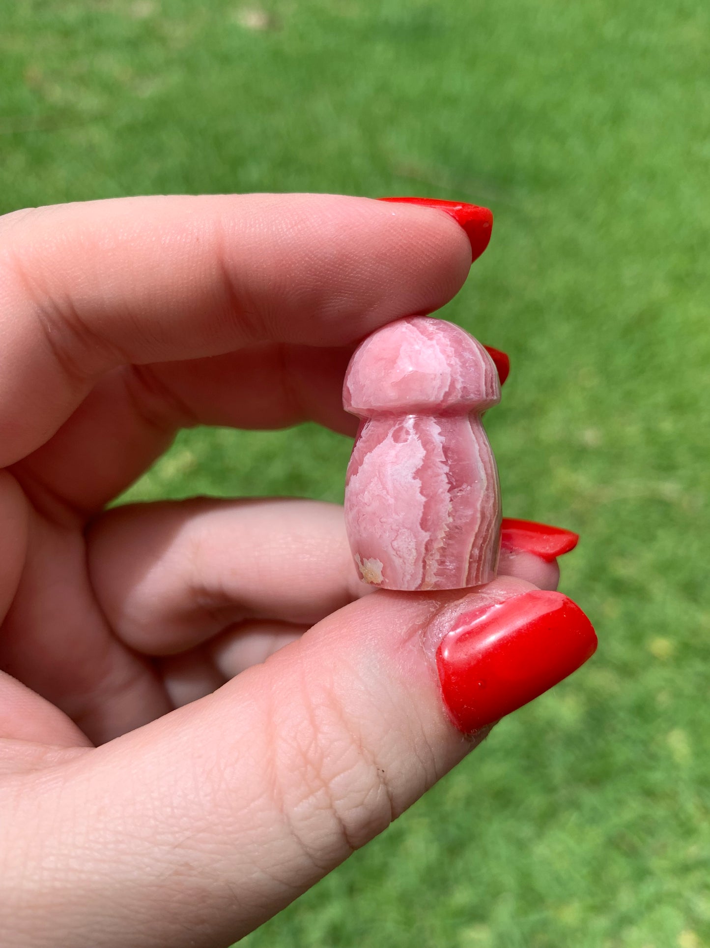 Rhodochrosite Mushroom #2