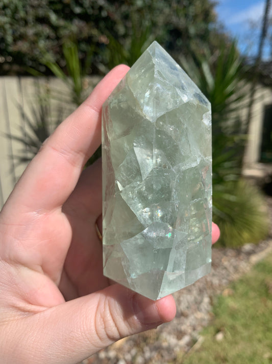 Green Fluorite Tower