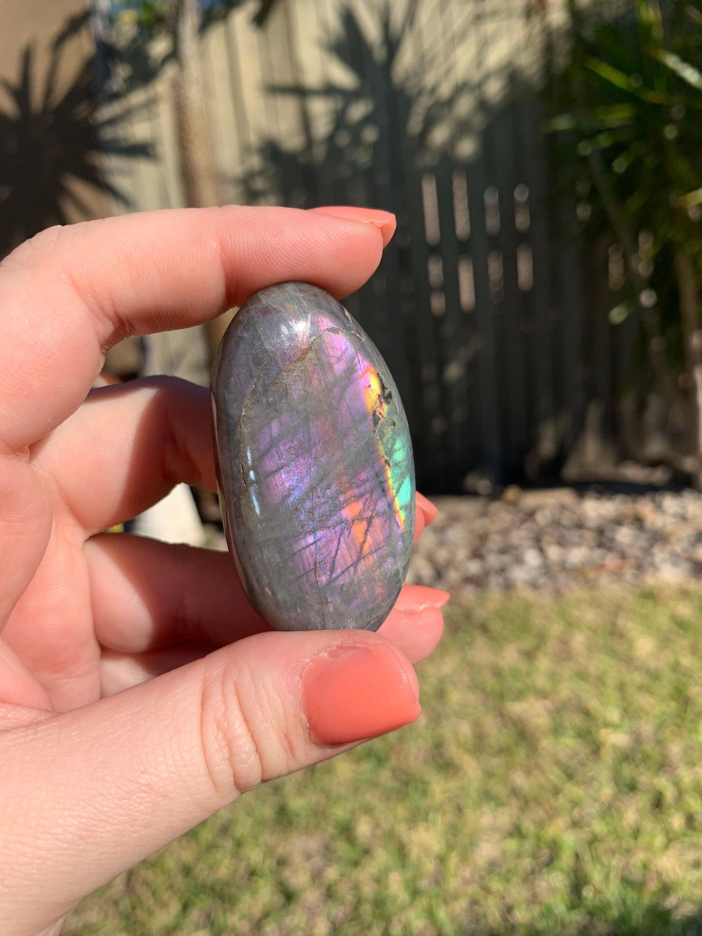 Labradorite Palmstone