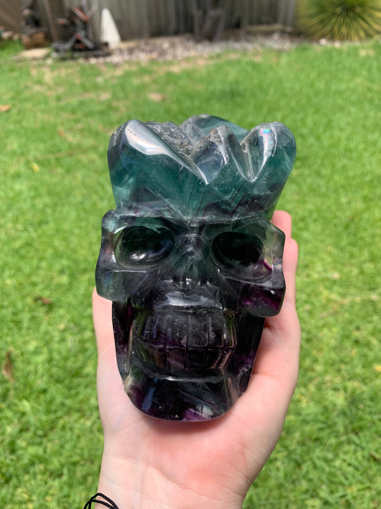 Fluorite Skull