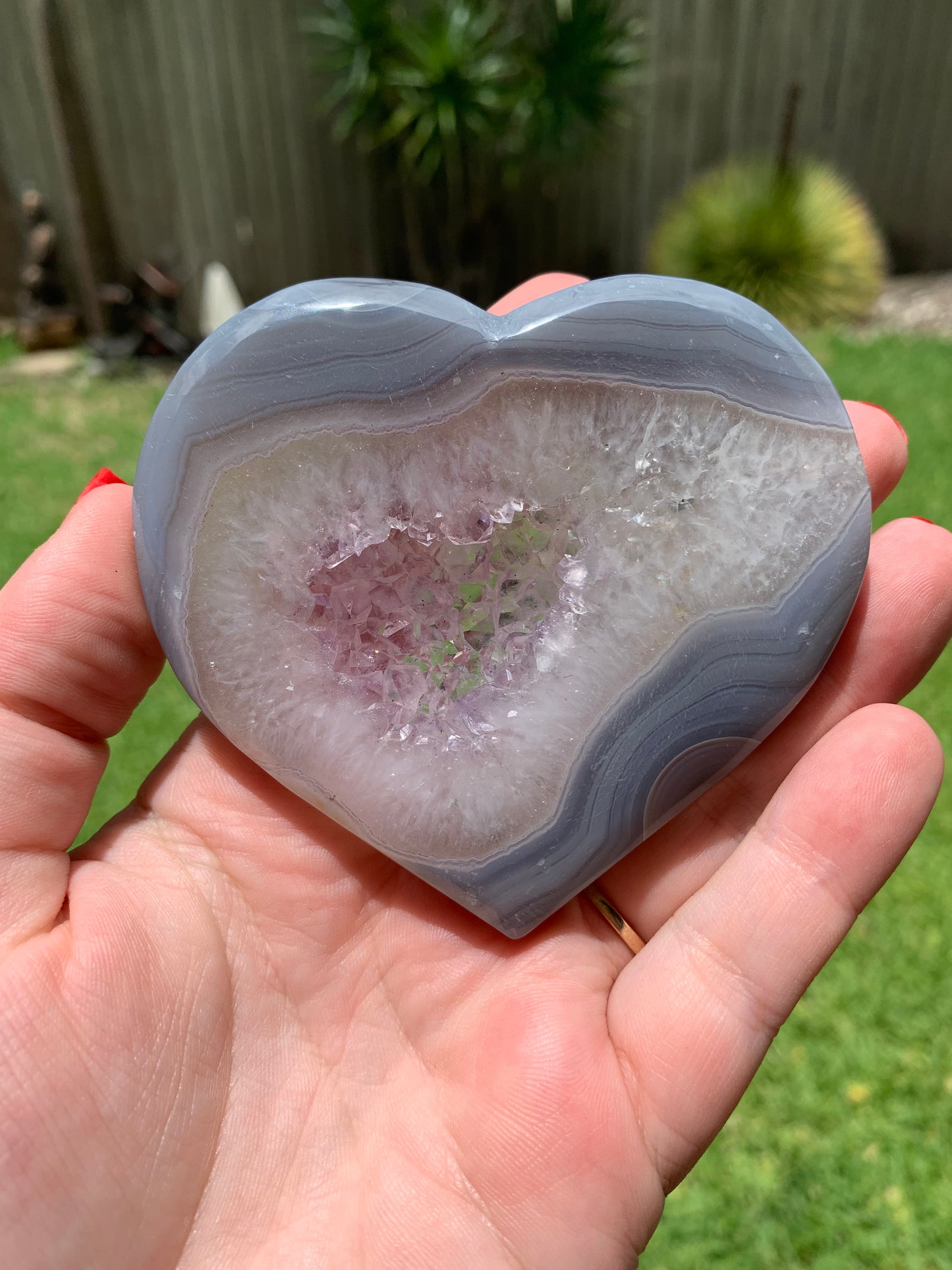 Amethyst Heart