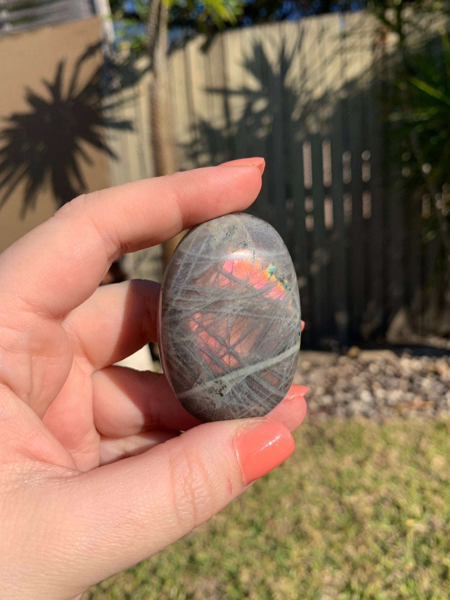 Labradorite Palmstone