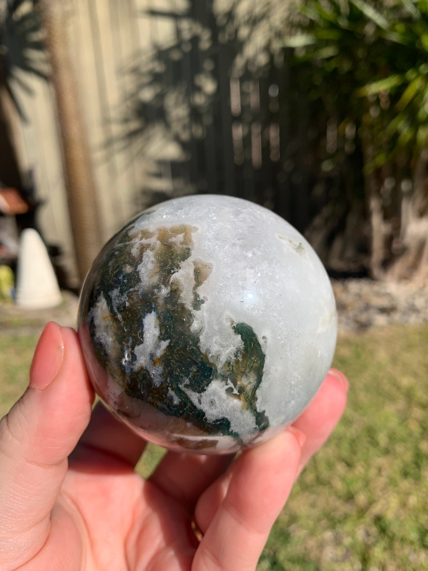 Moss Agate Sphere