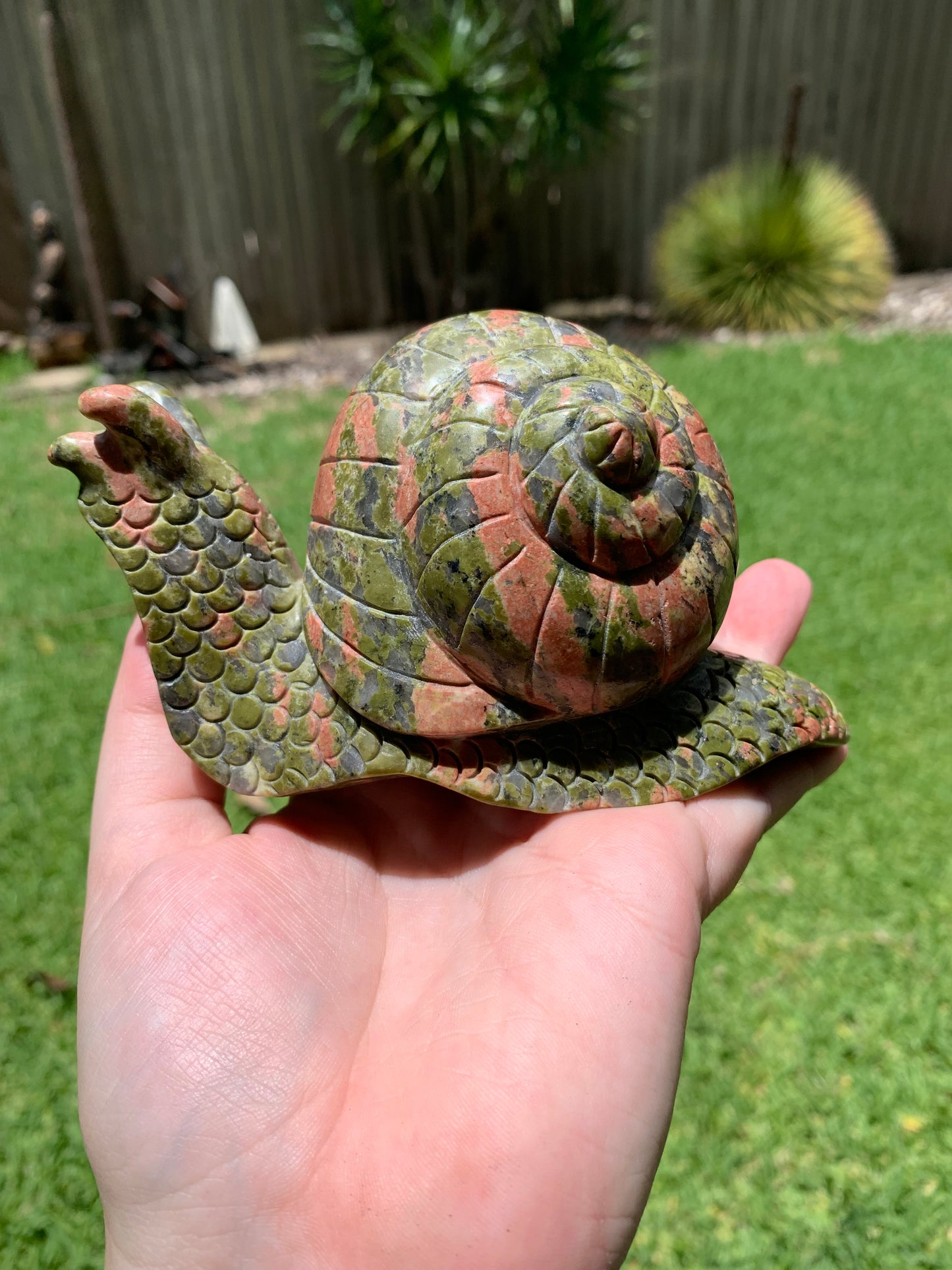 Unakite Snail