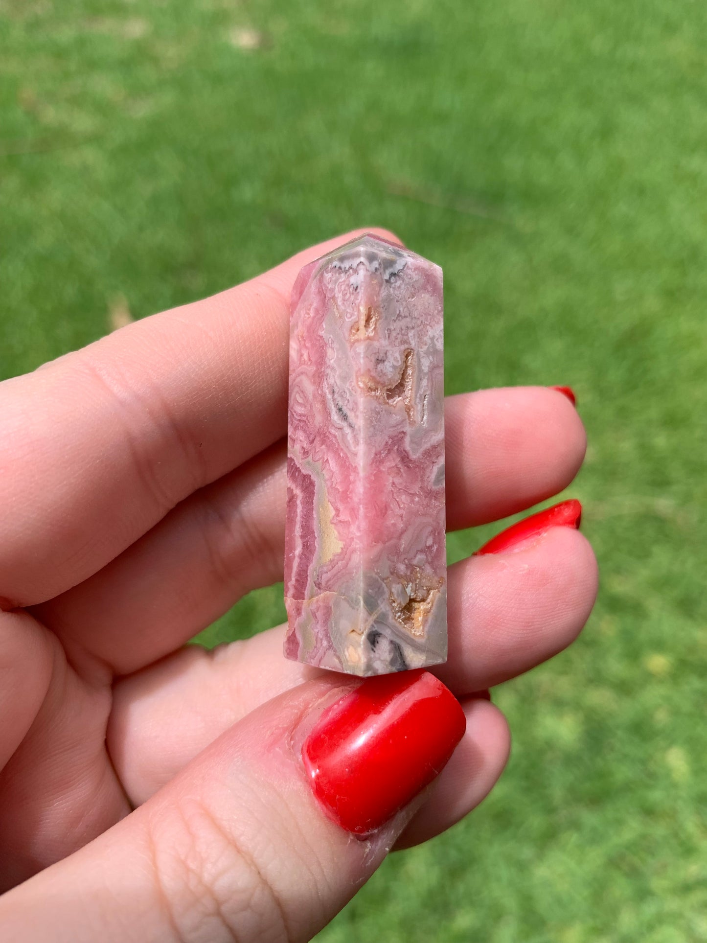 Rhodochrosite Tower #4