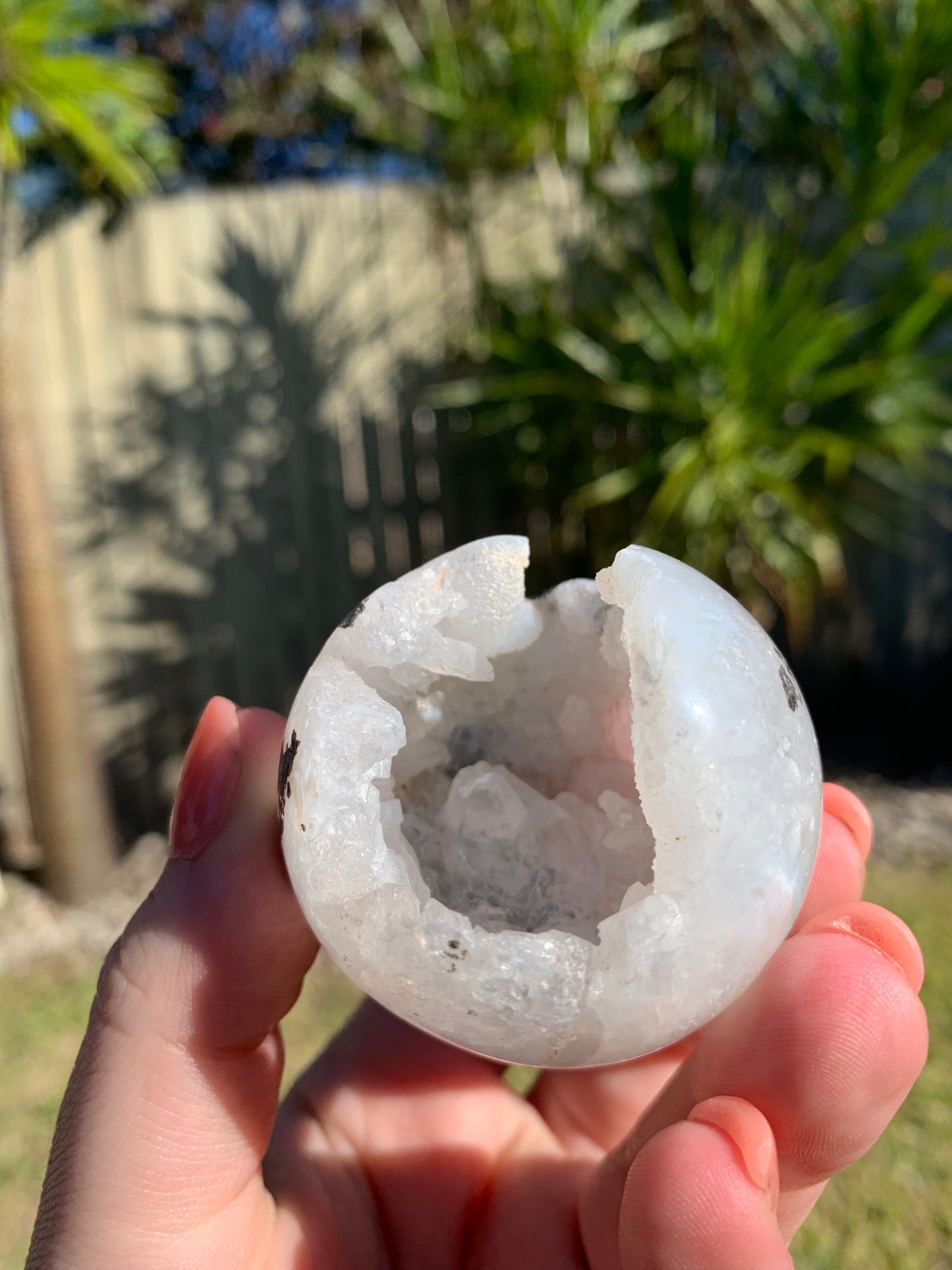 Druzy Agate Sphere