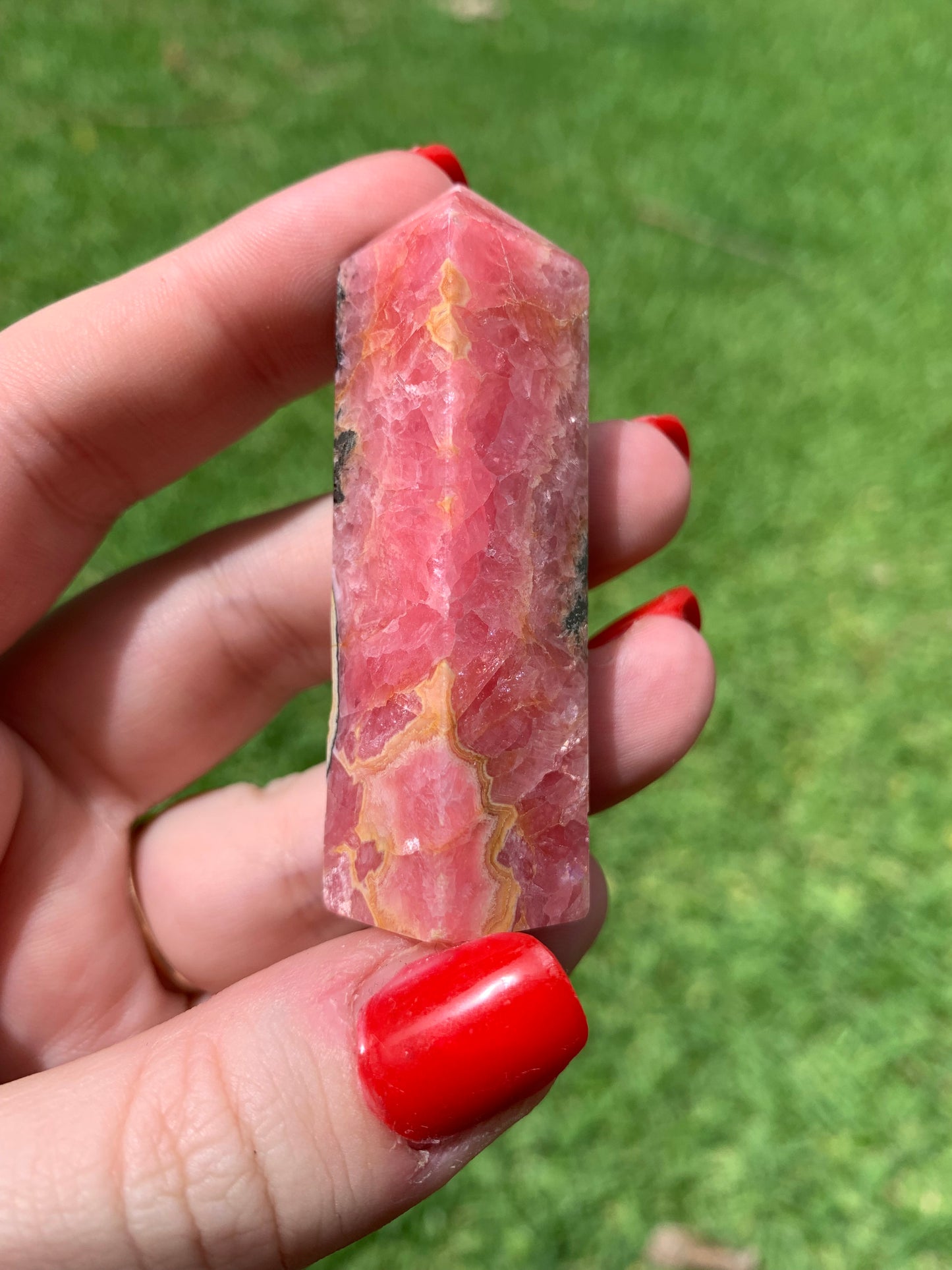 Rhodochrosite Tower #2