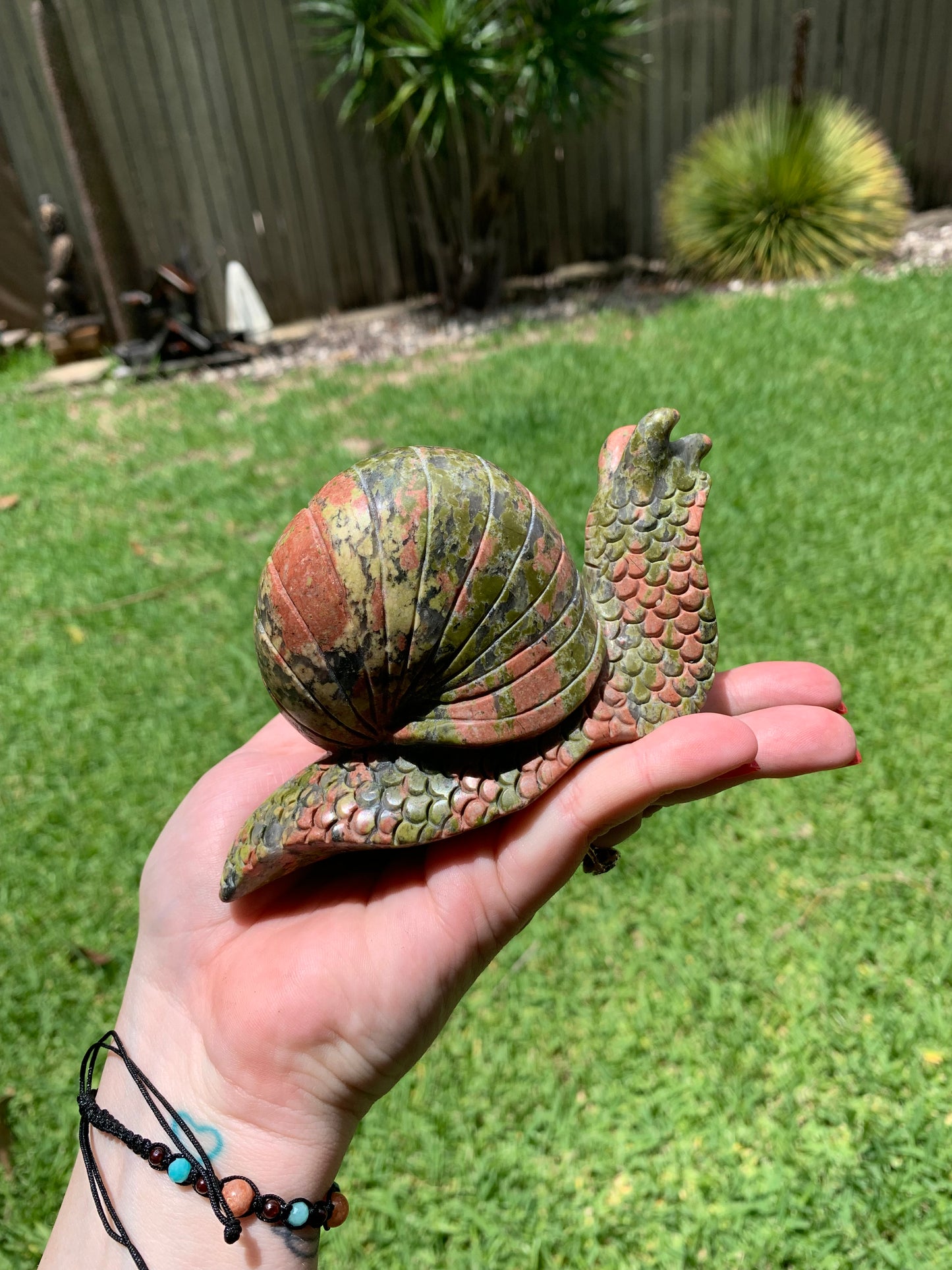 Unakite Snail