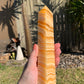 Orange Calcite Tower