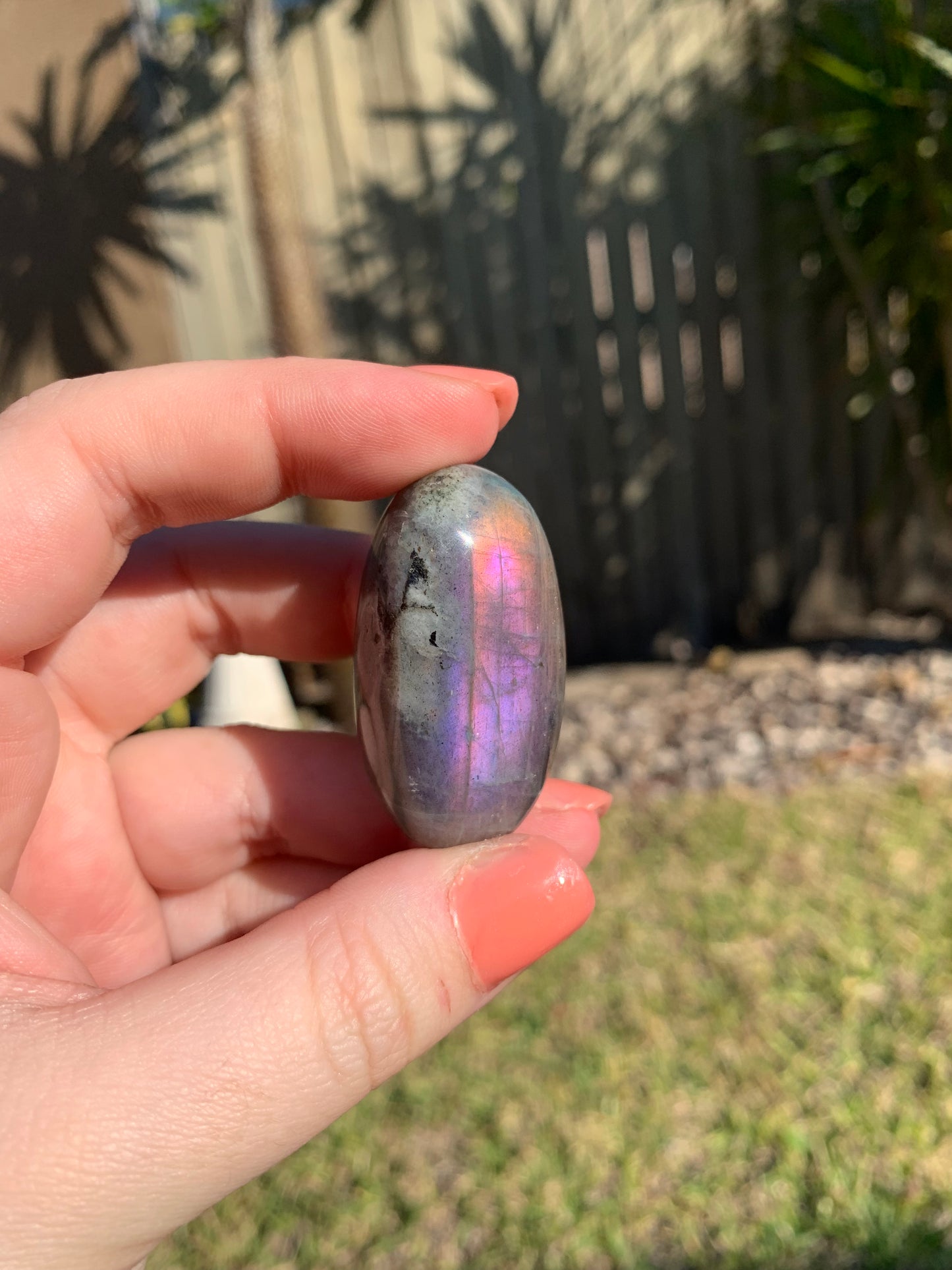 Labradorite Palmstone