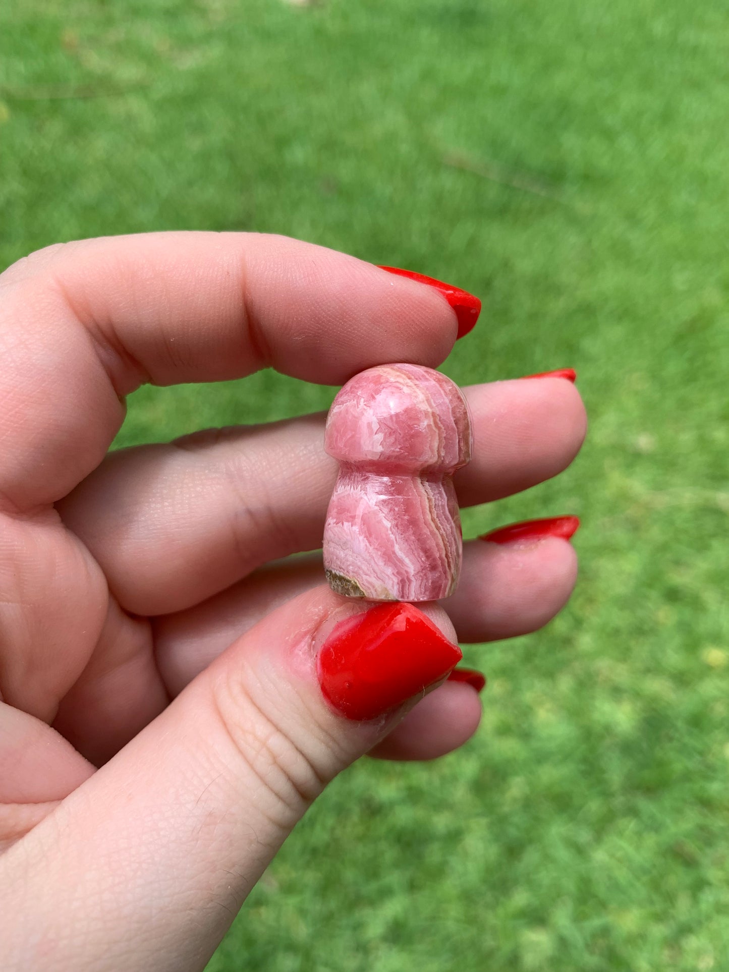 Rhodochrosite Mushroom #4