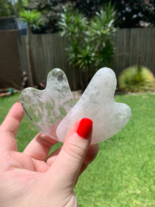 Clear Quartz Gua Sha