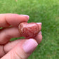 Rhodochrosite Heart