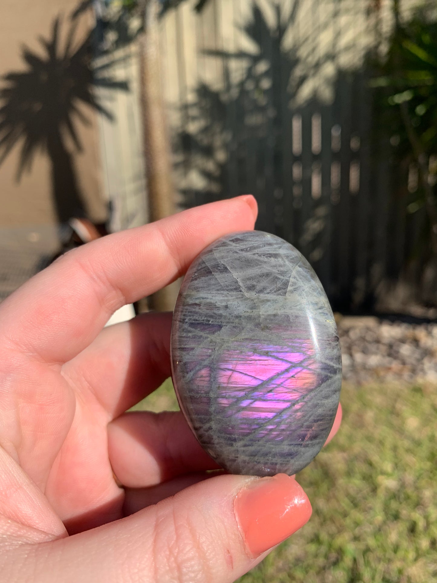 Labradorite Palmstone