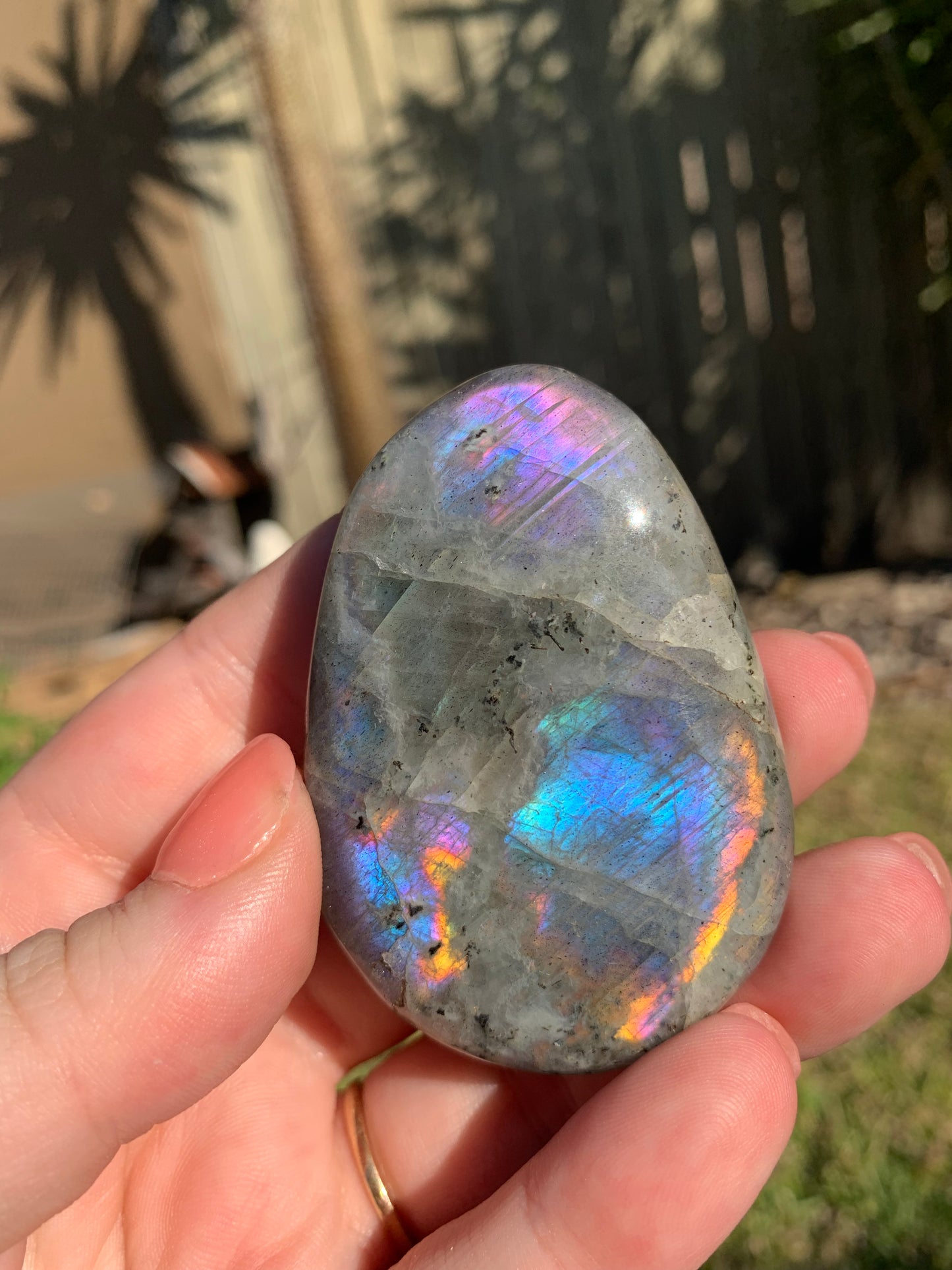 Labradorite Palmstone