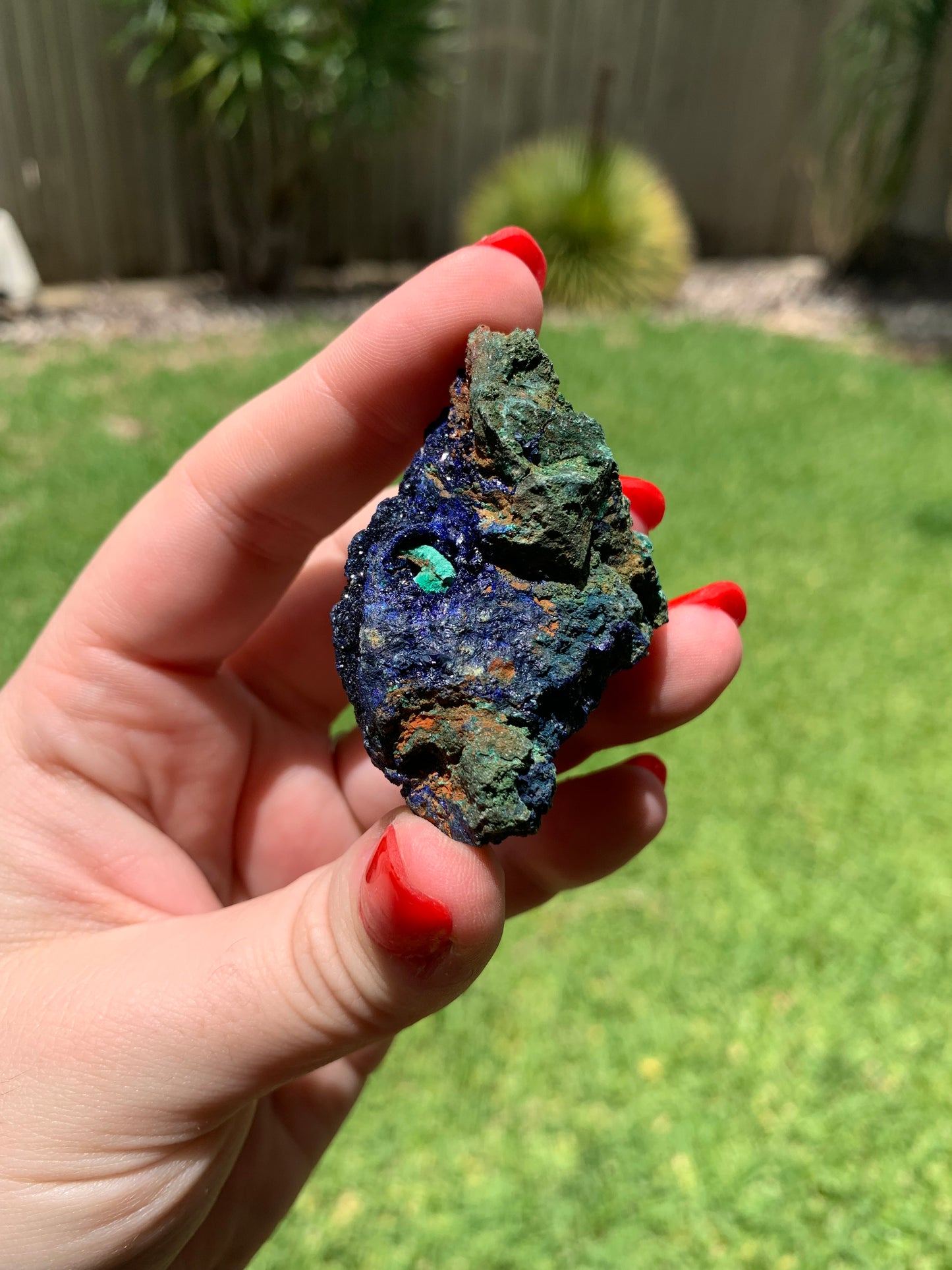 Azurite with Malachite Specimen