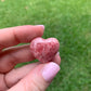 Rhodochrosite Heart