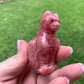 Gemmy Rhodochrosite Cat