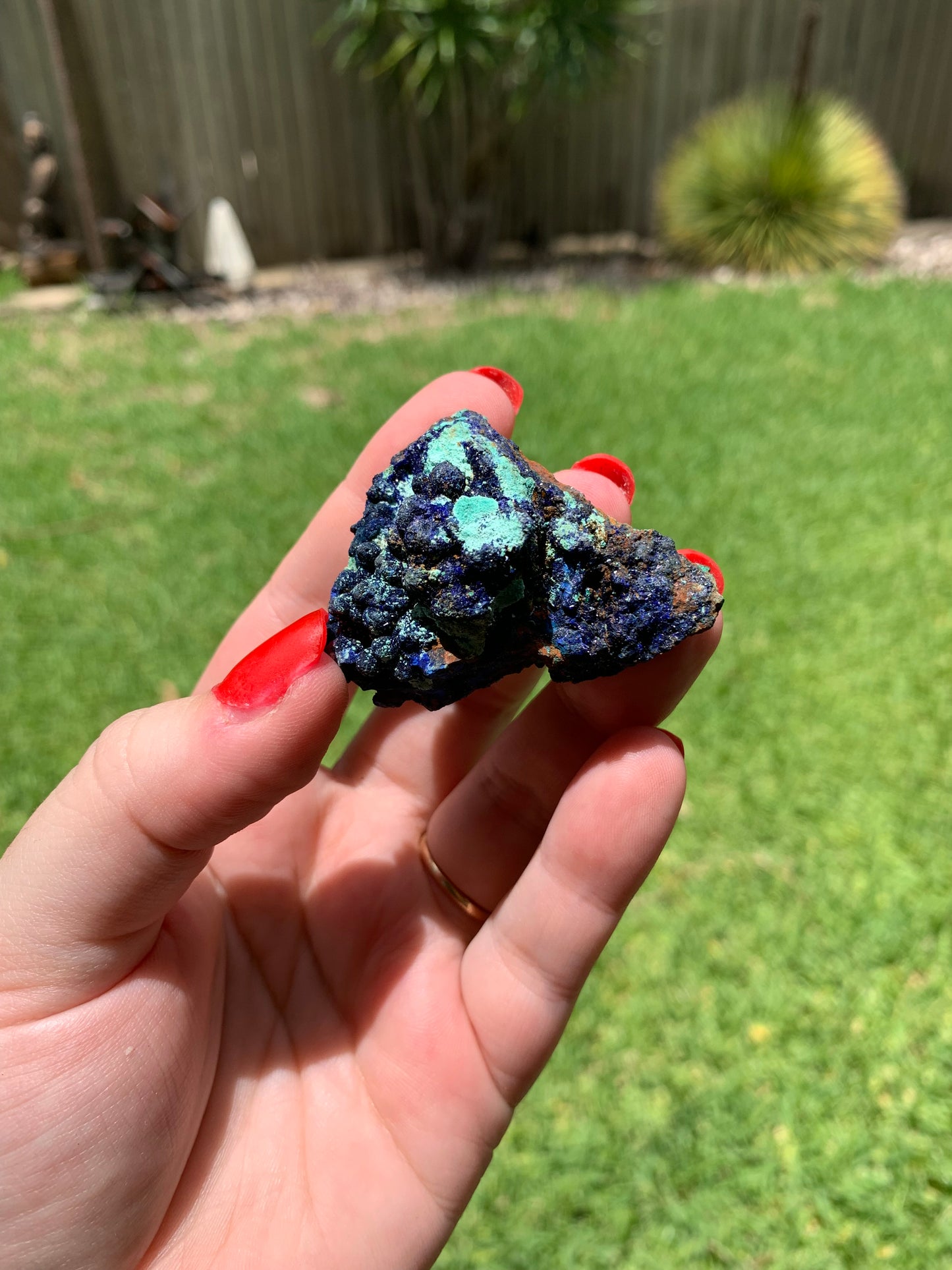 Azurite with Malachite Specimen