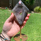 Druzy Agate Diamond with Stand